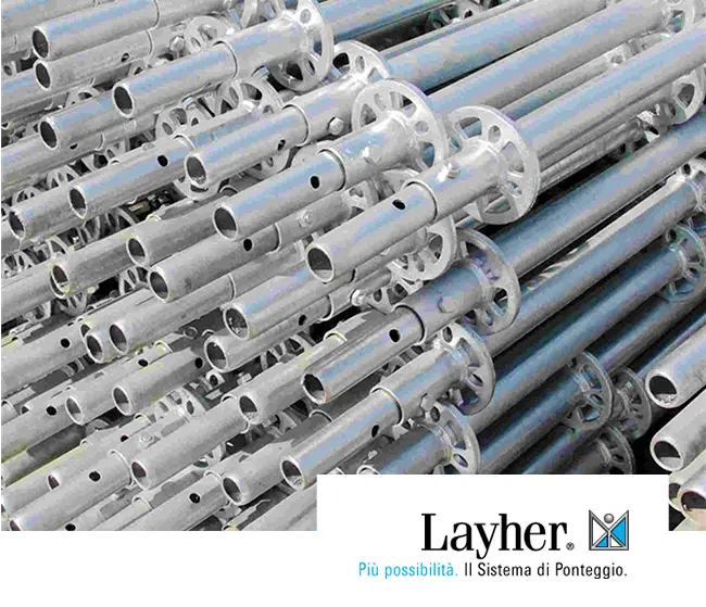 Ponteggi Multidirezionali Layher in TSA Ponteggi - Il top di gamma per sicurezza, professionalità e velocità di montaggio